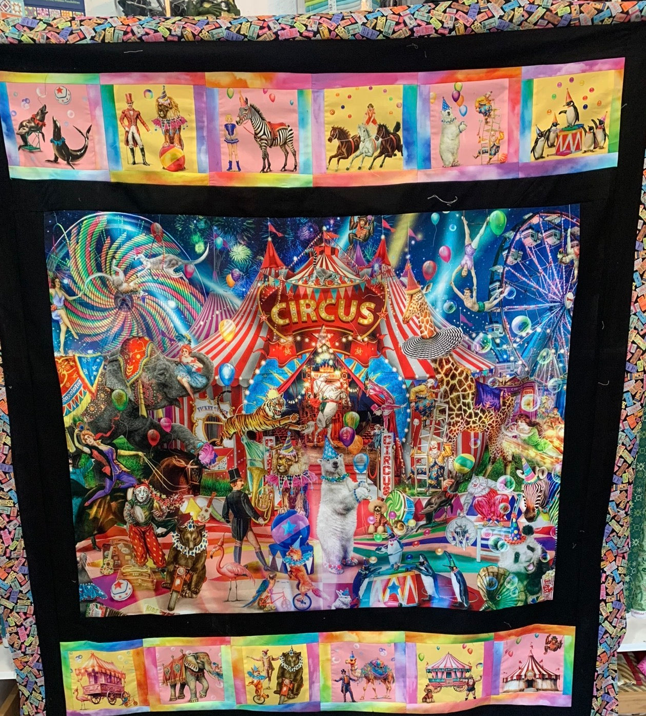 Circus quilt