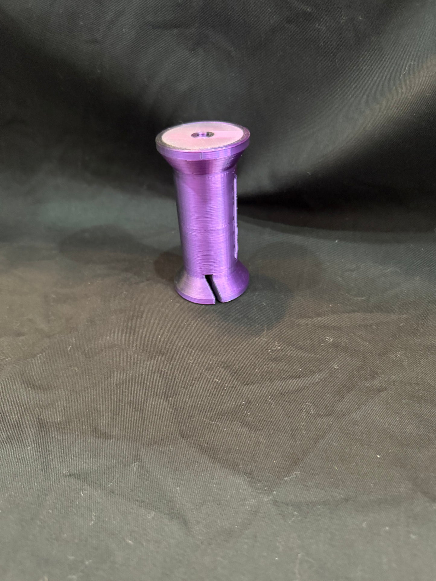 "Quilting binding spool for neat storage and easy dispensing of binding tape"
