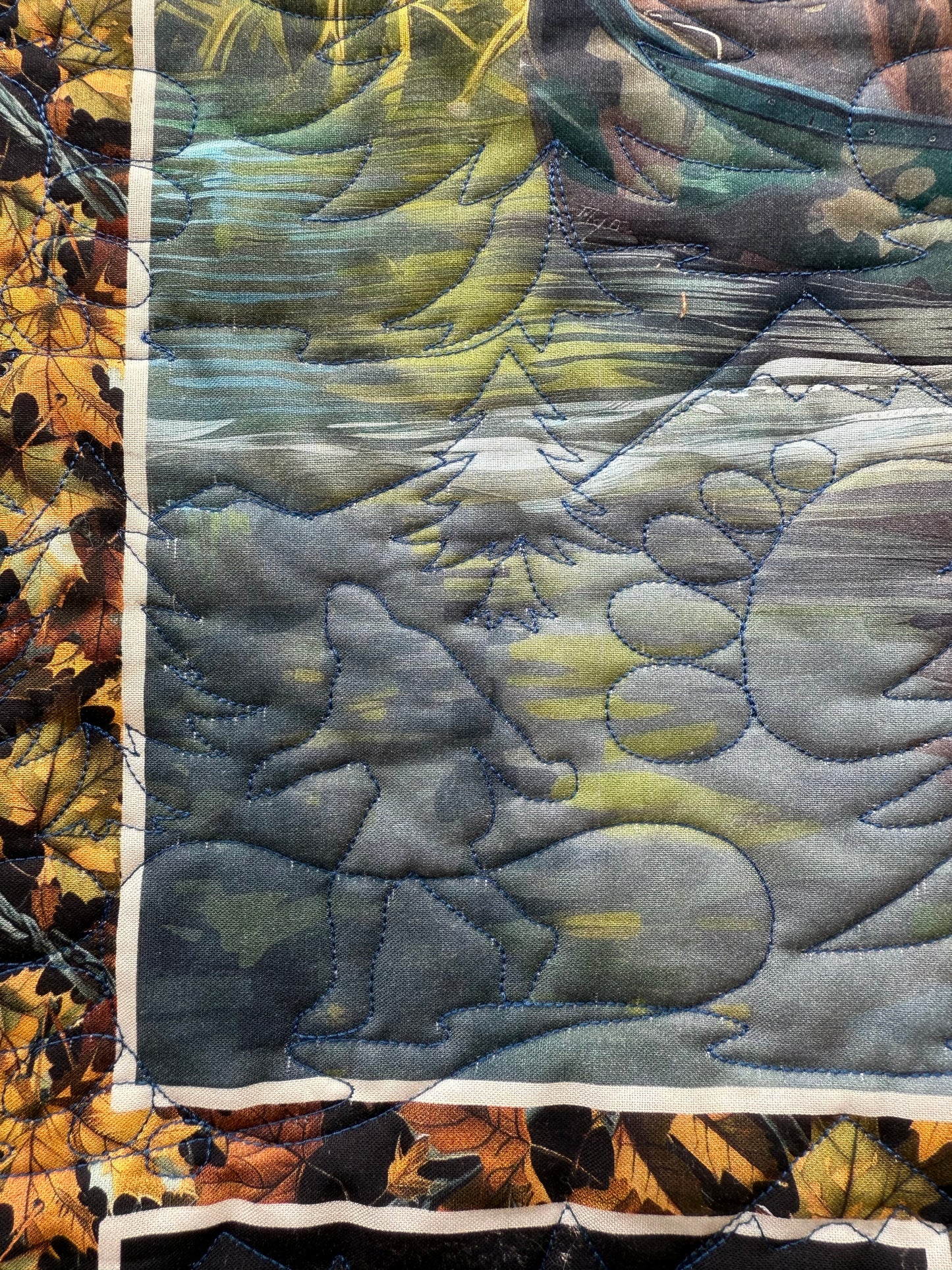 Legendary loner lap quilt
