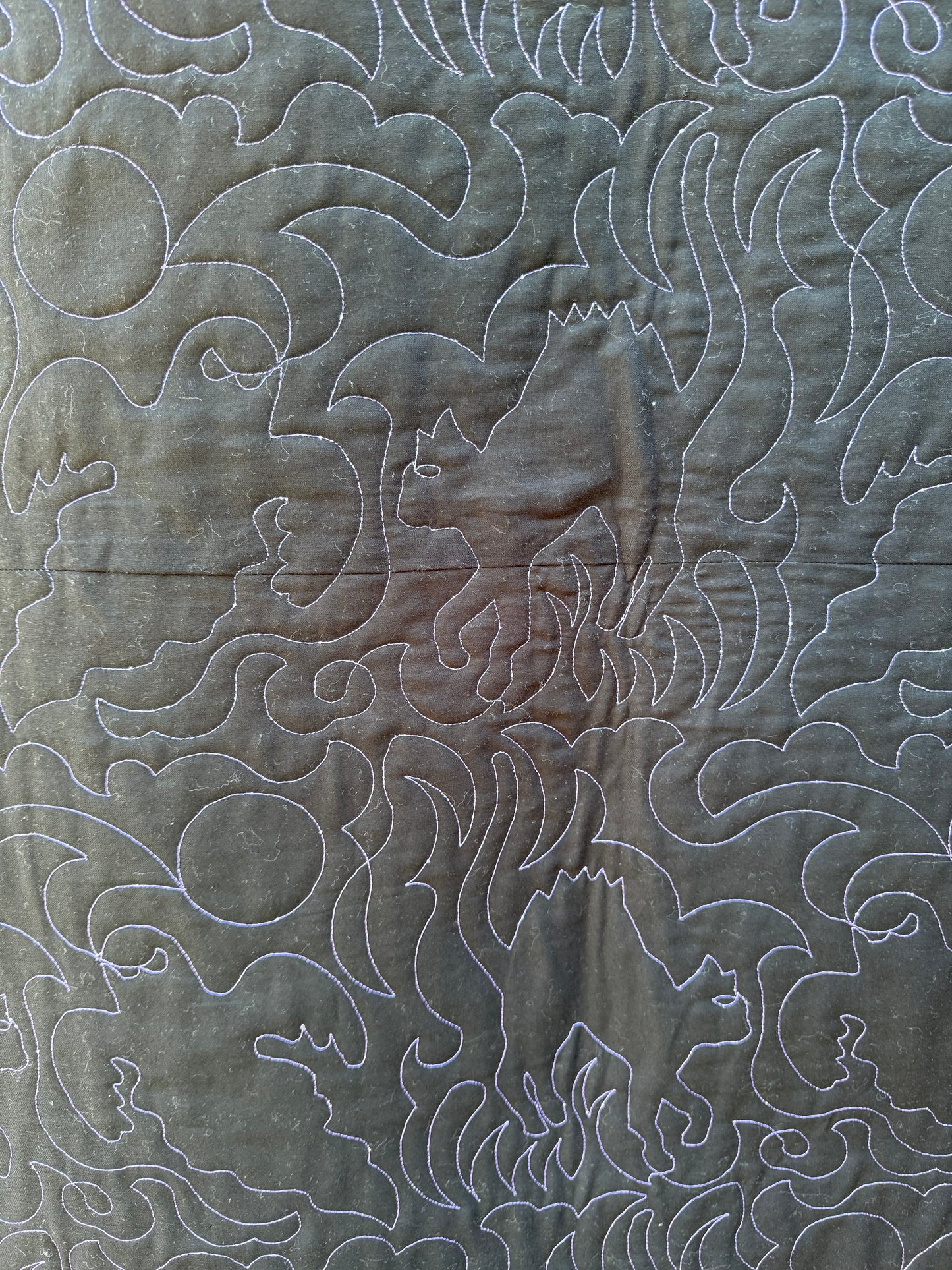 Happy Halloween The Witch is in Kitty Quilt