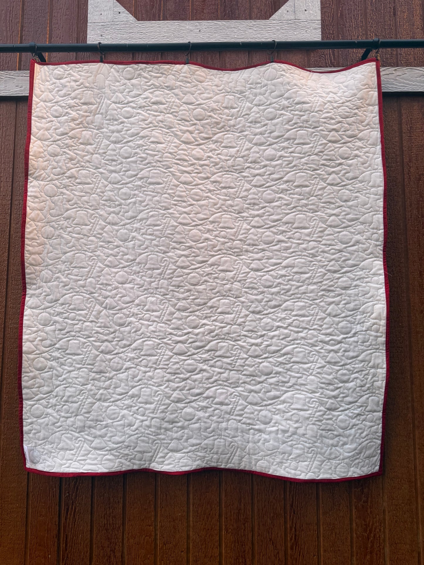Santa lap quilt