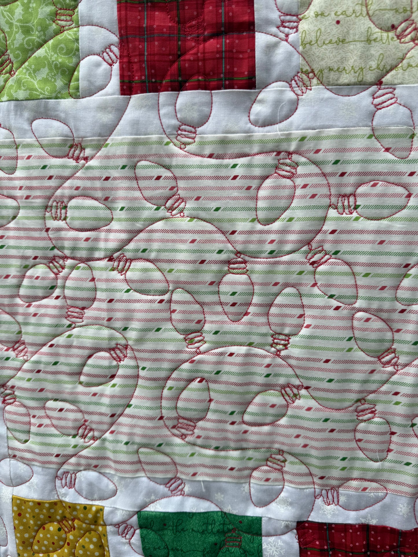 Christmas Ribbons quilt