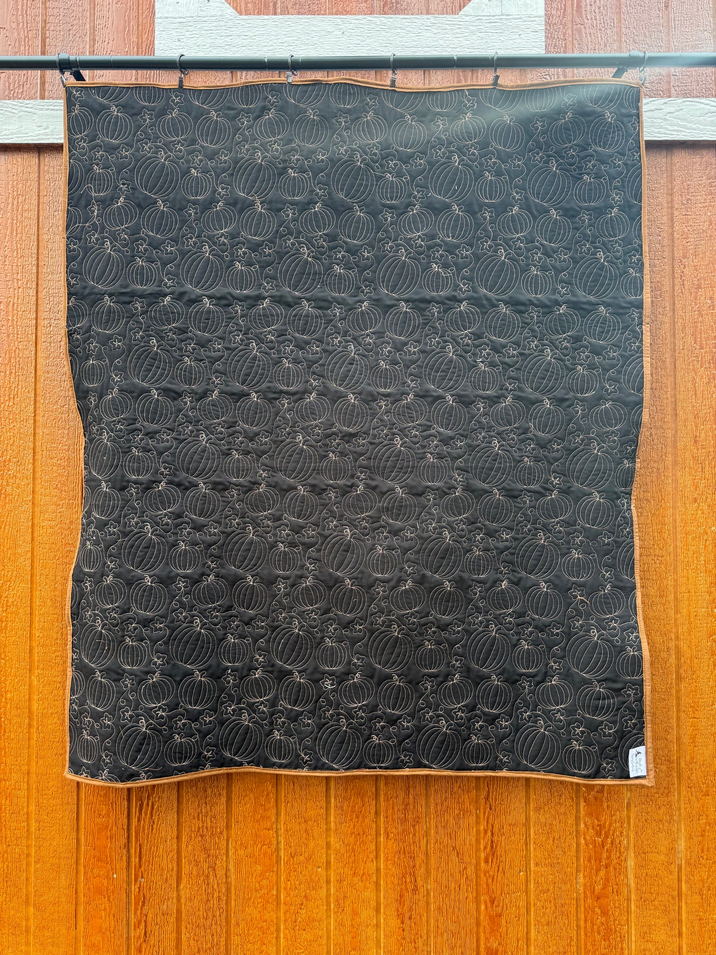 Trick or Treat Perfect Pumpkin Lap Quilt