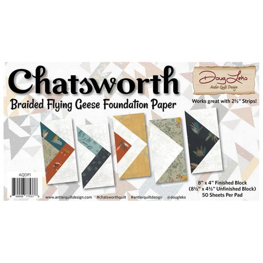 Chatsworth Braided Flying Geese Foundation Paper Designer: Doug Leko