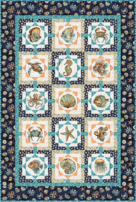 Atlantis Quilt Kit QT Fabrics