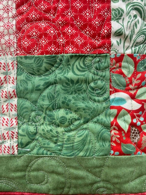 Christmas morning table runner