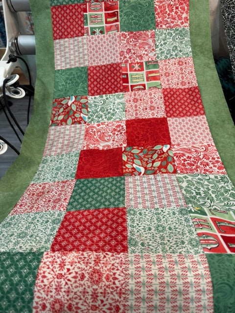 Christmas morning table runner