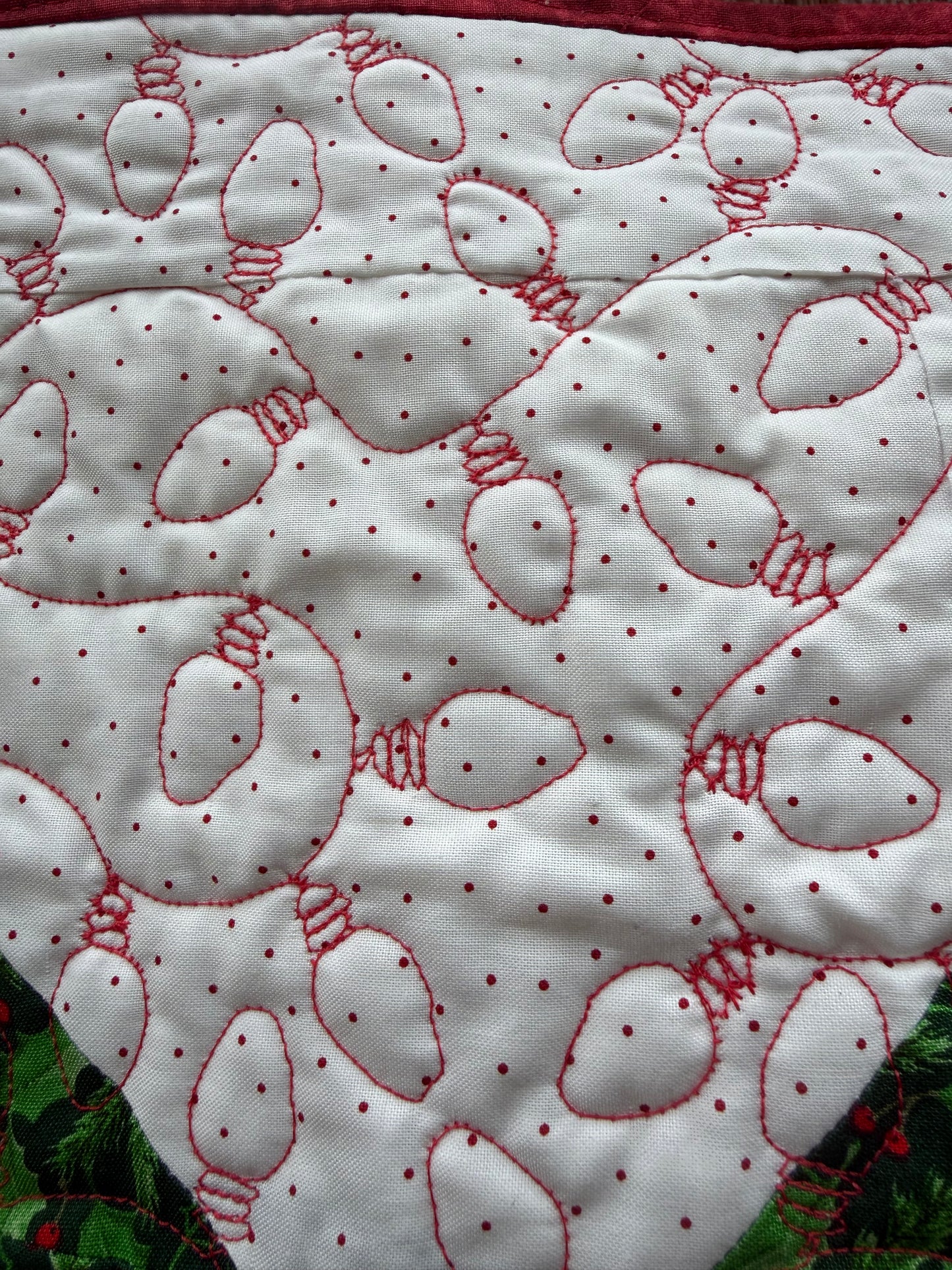 Christmas gifts table runner