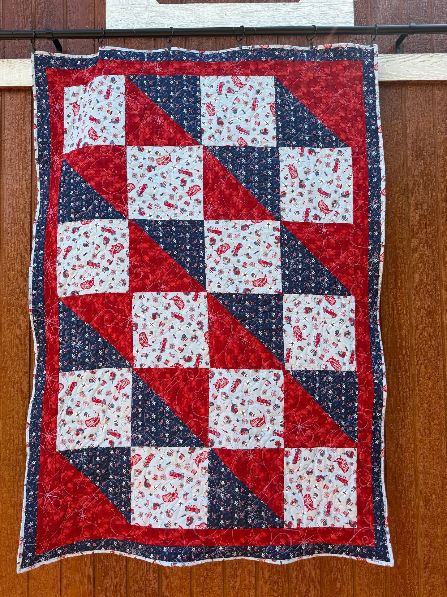 4th of July lap Quilt