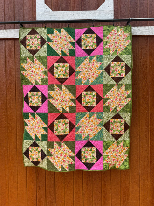 Summer dreams lap quilt