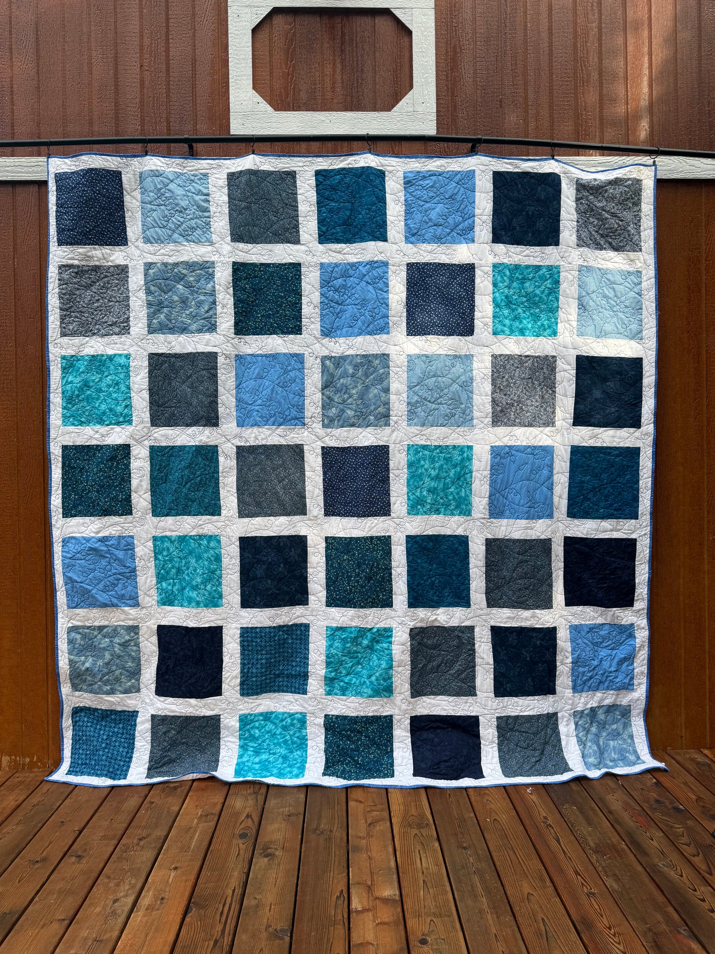 Misfit blues quilt