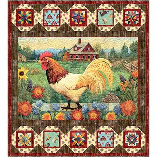 Heartland Farm Windows Wall Quilt Kit - QT Fabrics