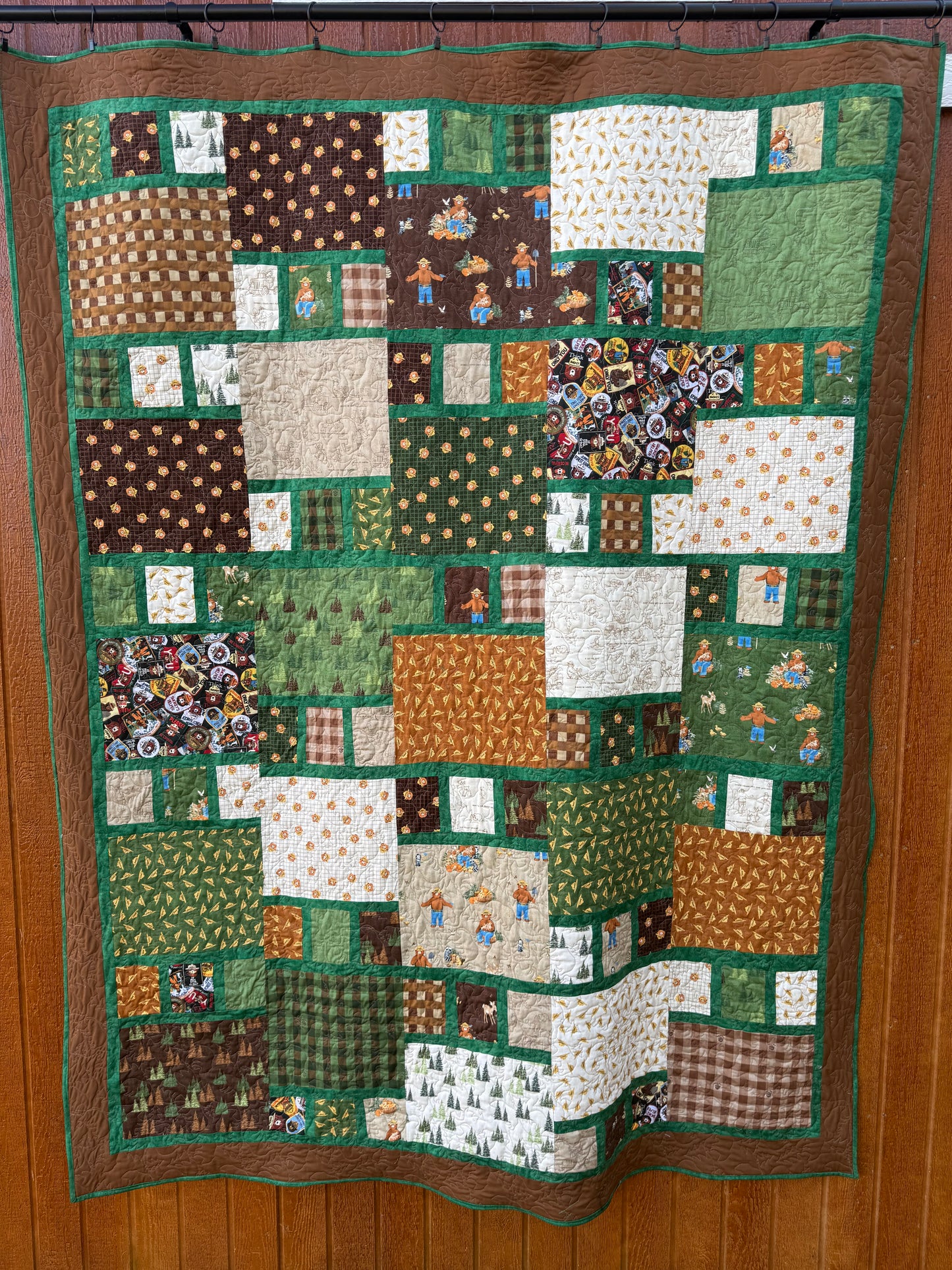 Smokey Bear quilt