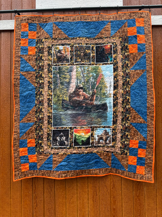 Legendary loner lap quilt