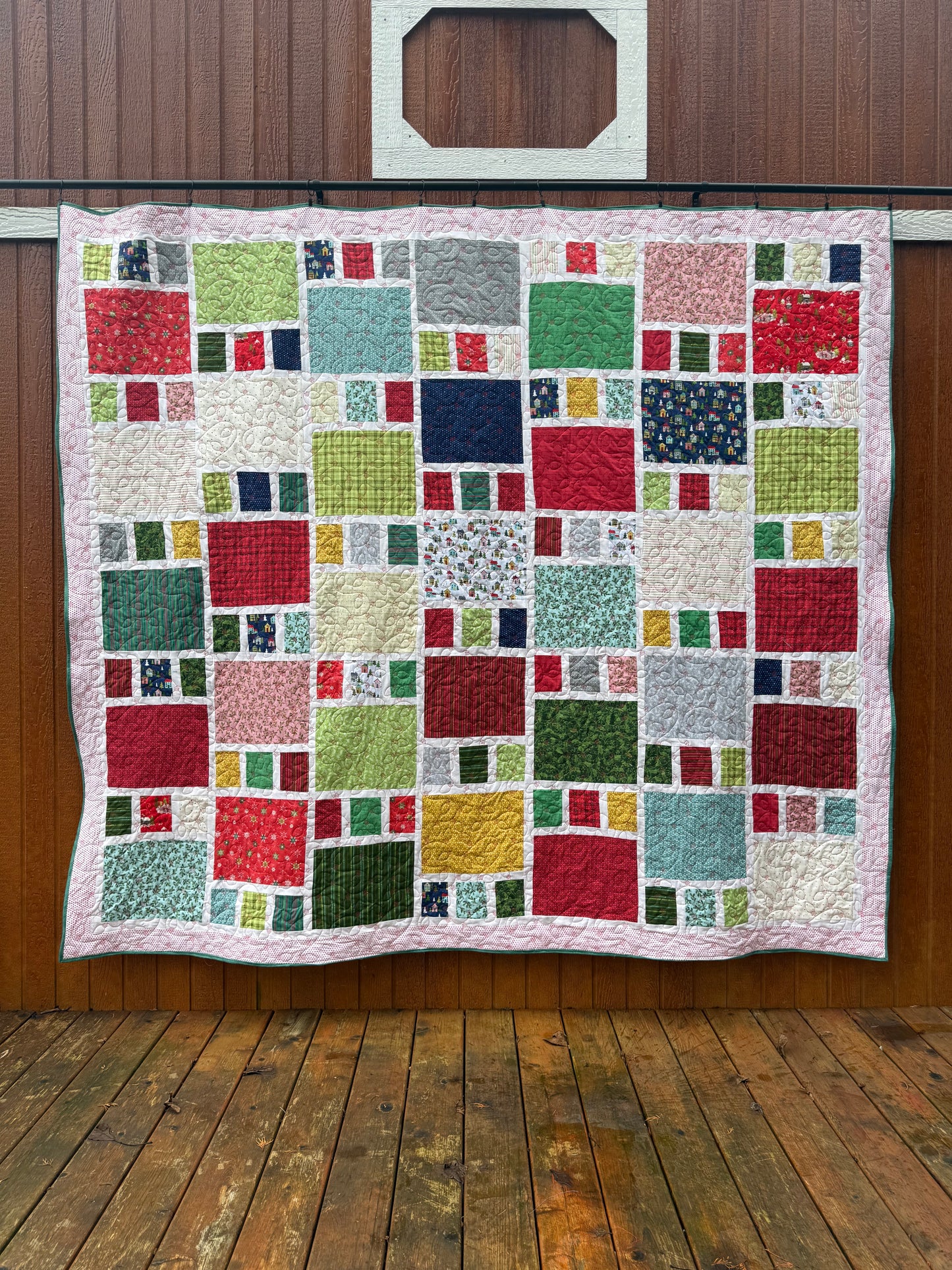 Christmas Ribbons quilt