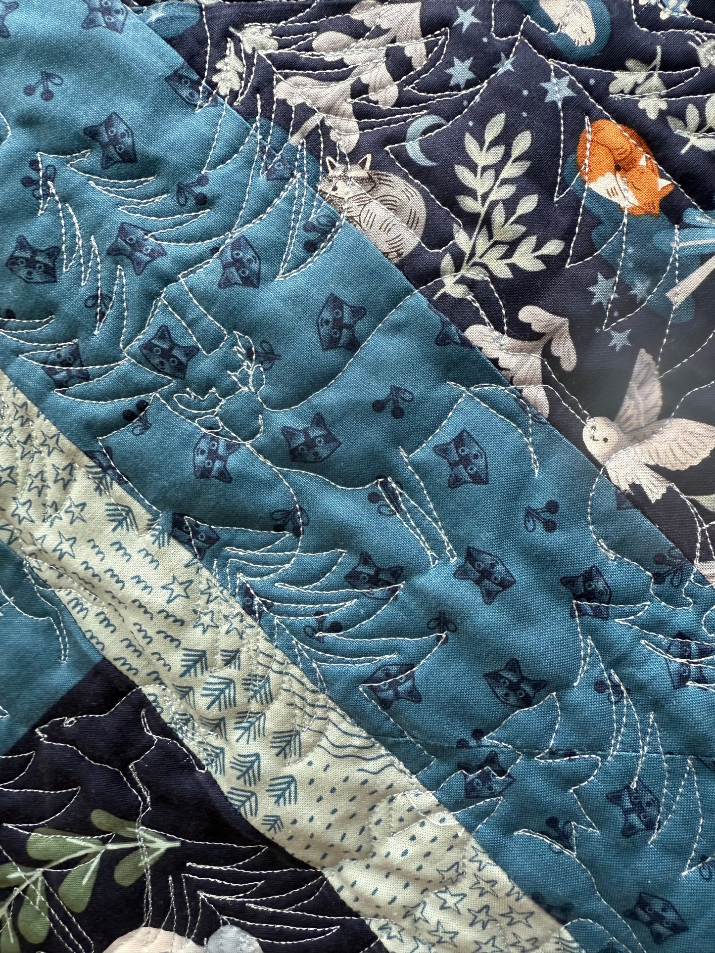 Twilight creatures quilt